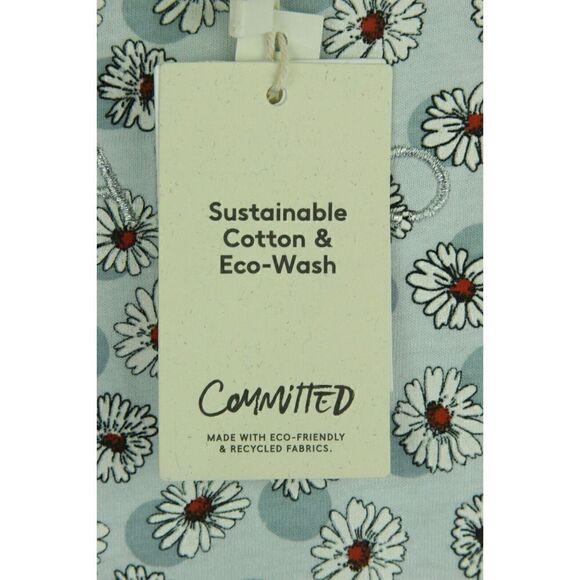 Mango Daisy Floral T-Shirt Short Sleeve Womens Size Large New - Picture 4 of 6